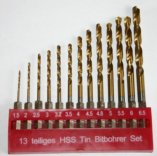 Tlg bit bohrer set hss - 13,