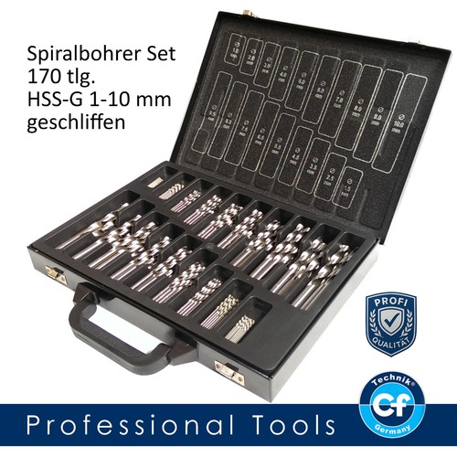 Spiralbohrer set 170 - set, 170-teilig