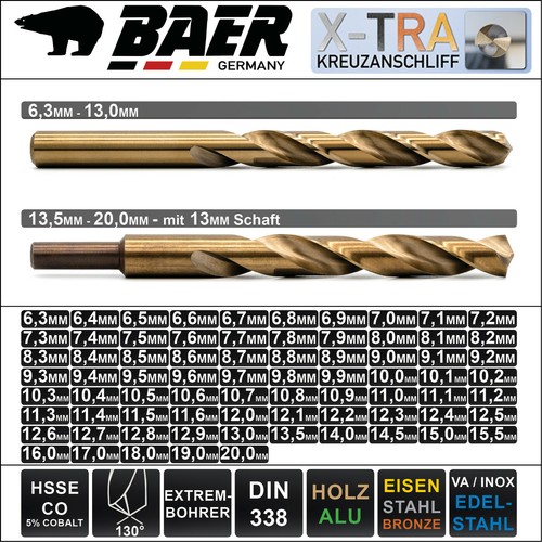 Spiralbohrer baer hsse - hsse, co