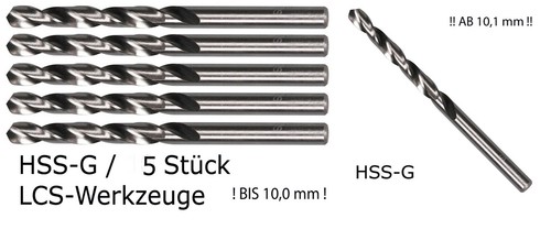 Spiralbohrer hss 1mm - spiralbohrer, 8,1mm