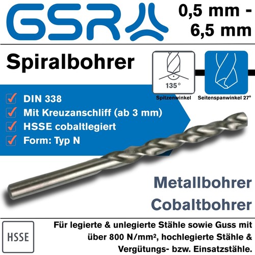 Gsr spiral hsse - gsr, din338