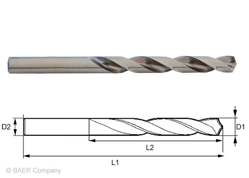 Spiralbohrer baer metallbohrer - spiralbohrer,