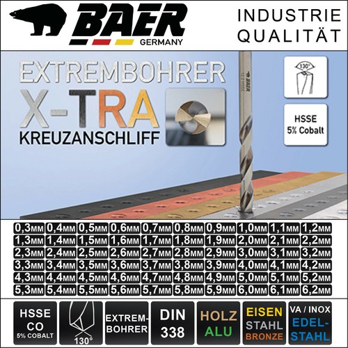 Spiralbohrer extrembohrer - spiralbohrer,