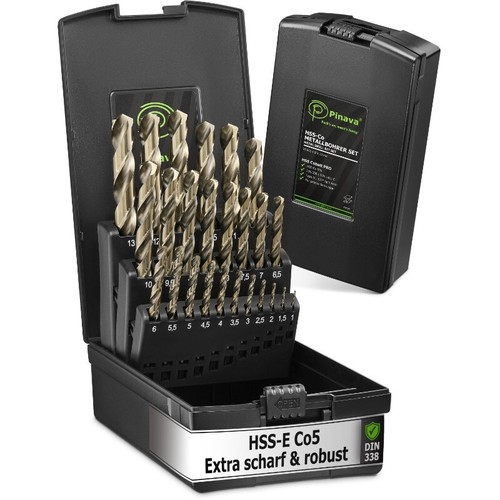 Metallbohrer set hss - hss-e, cobalt