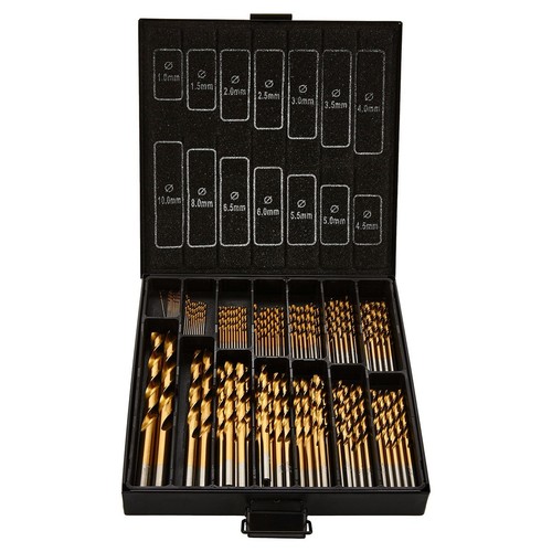 Hss spiralbohrer set tlg - hss-spiralbohrer-set,, 99-tlg