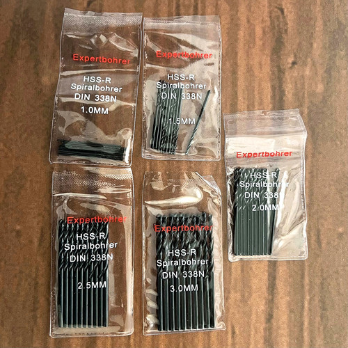 Stück spiralbohrer 1 - 50, 1,5